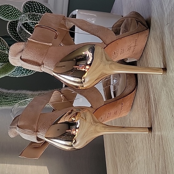 MARCIANO Suede high heels sandals - Picture 3 of 8